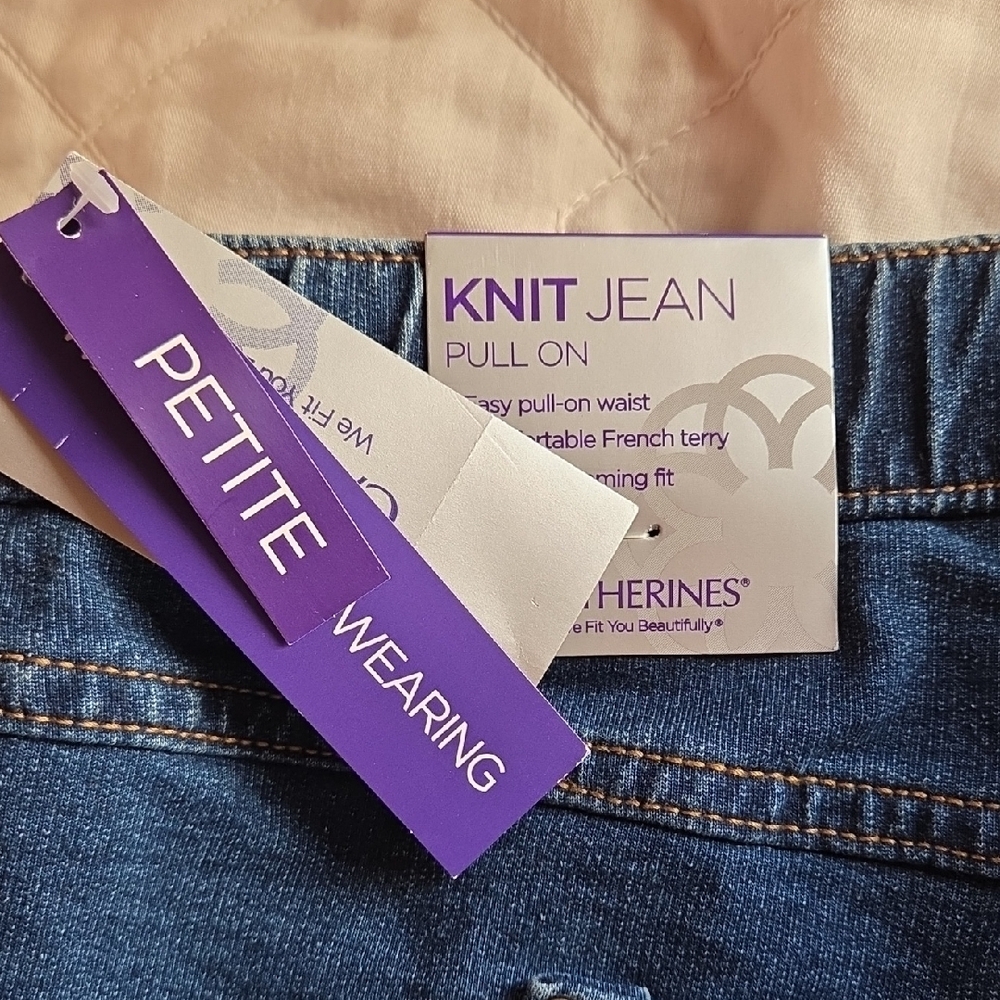 3 Liz & Me/Catherines Women's Shorts in Blue, Orange, and Khaki 4x / 32W - Picture 12 of 15